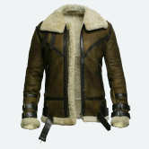 B3-Brown-Leather-Aviator-Coat-With-Shearling-front