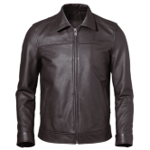 captain brown leather jacket