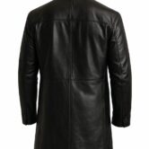 Halstead Black Leather Coat_Back Ghost Mannequin_result