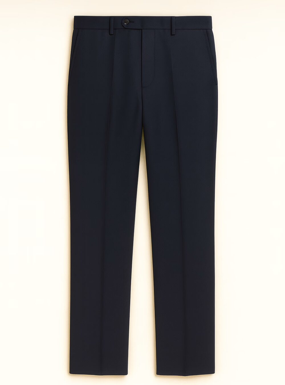 Regent Midnight Blue Wool Peak Lapel Tuxedo pants layflat image